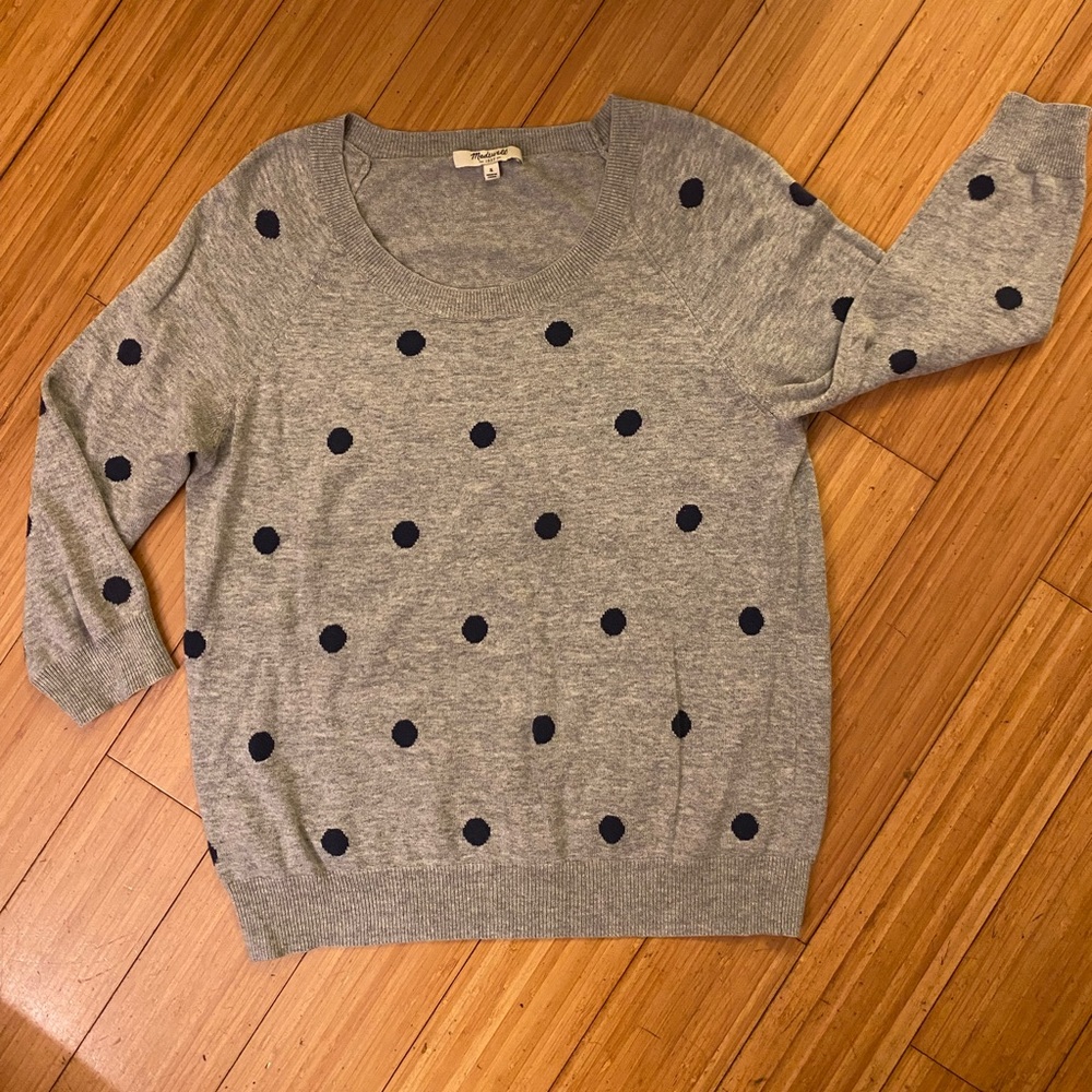 Polka dot pullover sweater Madewell